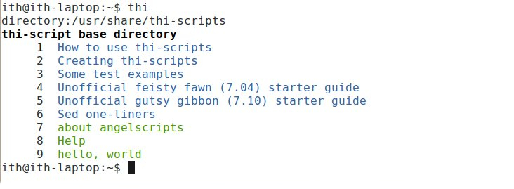 thi-scripts base directory